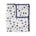 Cotton Muslin Quilted Throw - Planetary