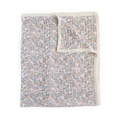 Cotton Muslin Quilted Throw - Pressed Petals