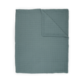 Cotton Muslin Quilted Throw - Sea