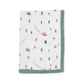 Cotton Muslin Baby Quilt - Powder Party