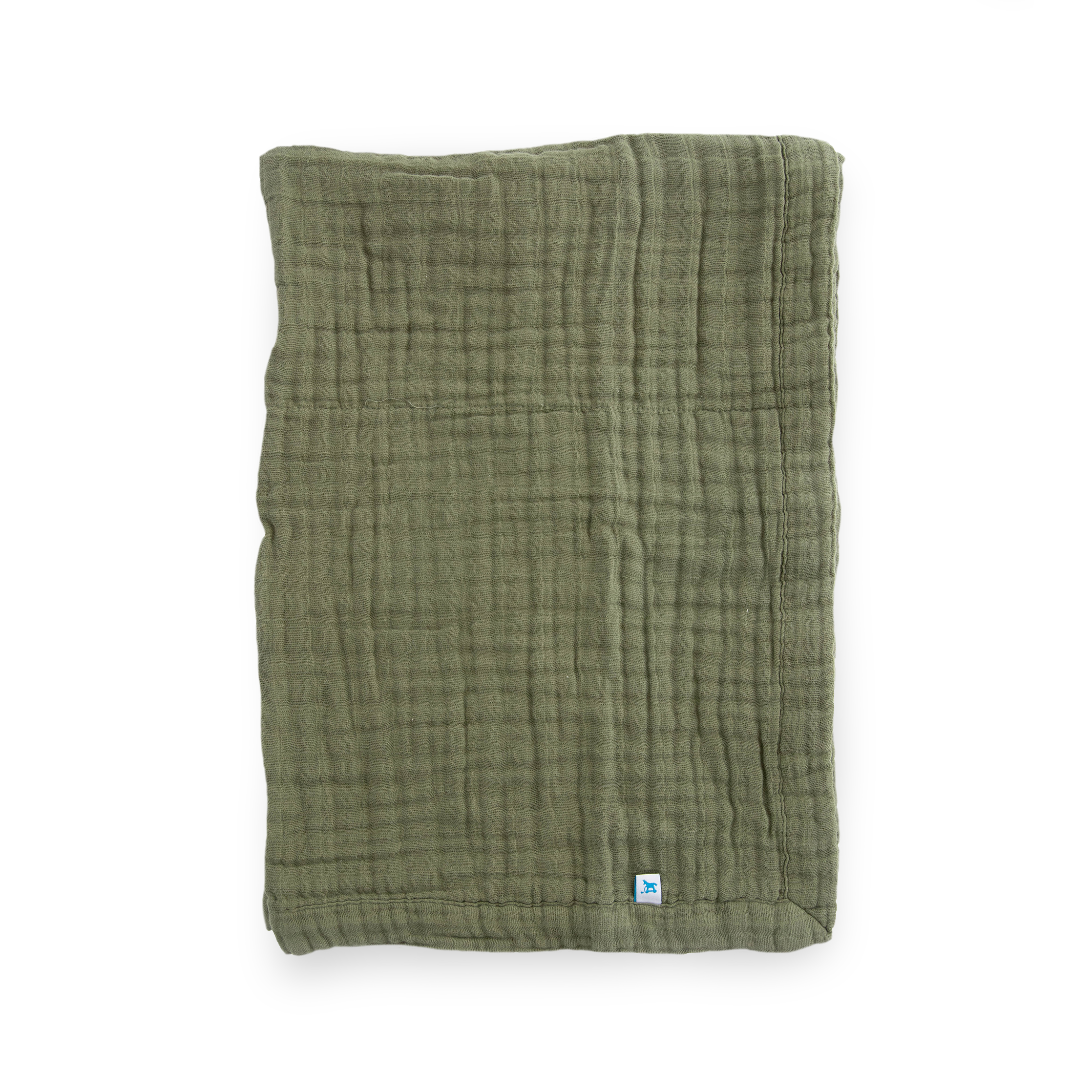 Cotton Muslin Baby Quilt - Fern