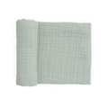 Organic Cotton Muslin Swaddle Blanket - White Sage