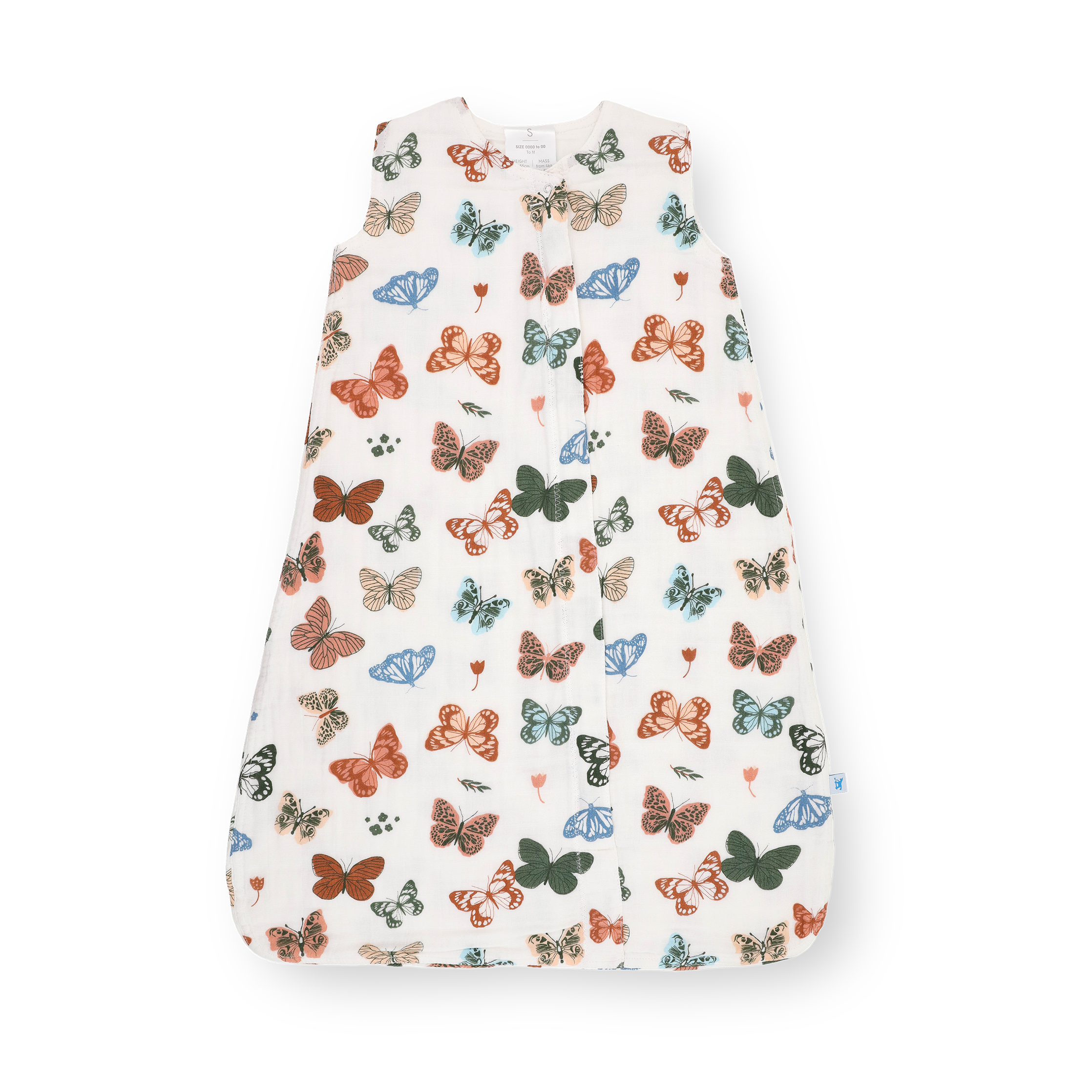 Cotton Muslin Sleep Bag - Butterflies