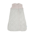 Cotton Muslin Quilted Sleep Bag - Grey Stripe