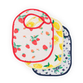 Cotton Muslin Classic Bib 3 pack - Berry Lemonade
