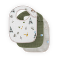 Cotton Muslin Classic Bib 3 Pack - Forest Friends 2