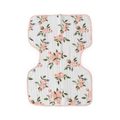 Cotton Muslin Burp Cloth - Watercolor Roses 2