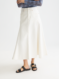 5 Pocket Denim Maxi Skirt