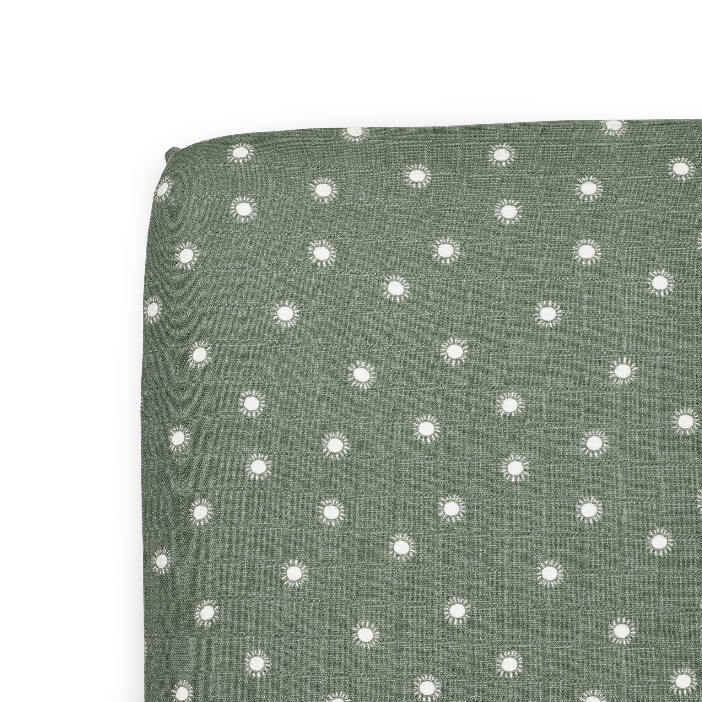 Organic Cotton Muslin Crib Sheet - Sage Suns
