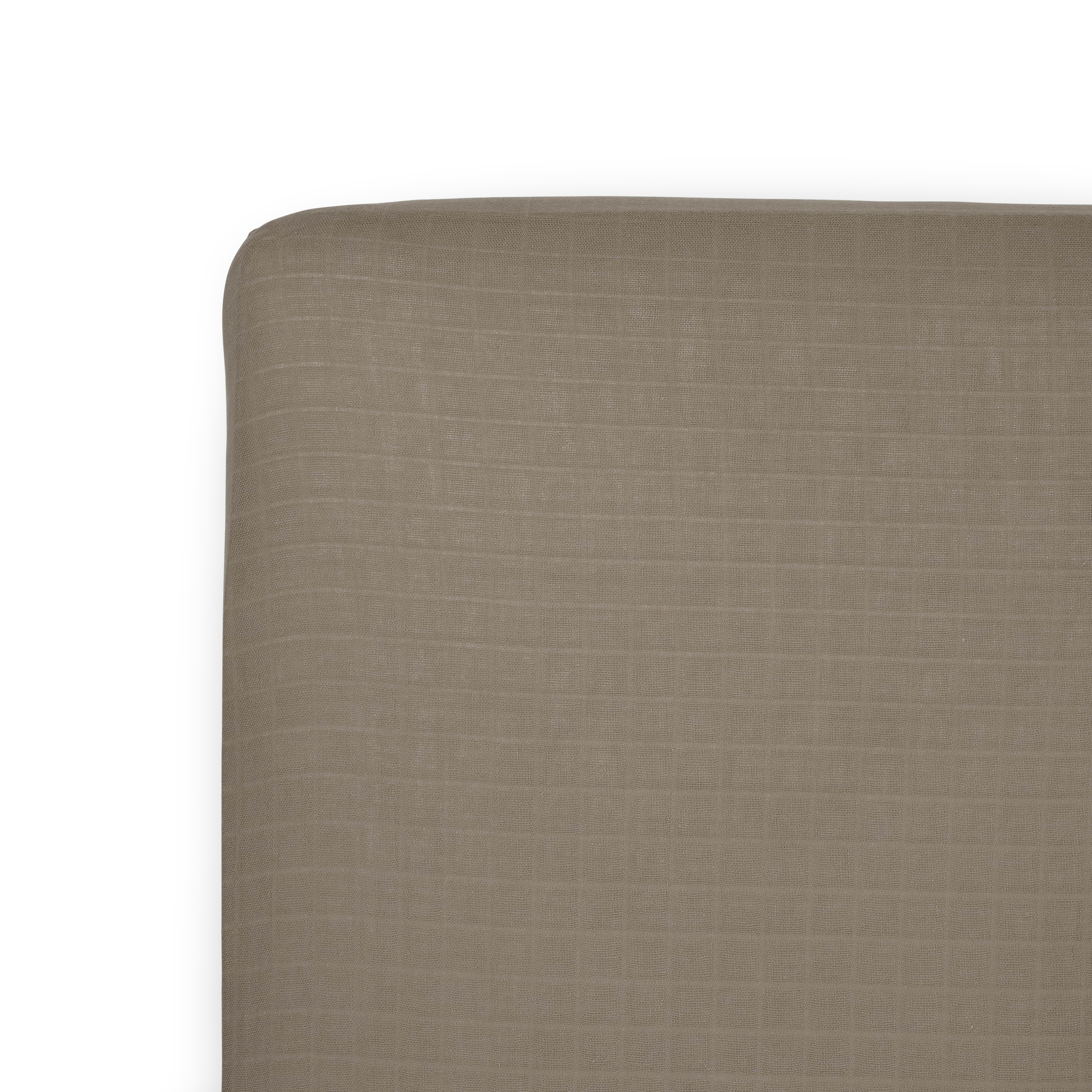 Organic Cotton Muslin Crib Sheet - Driftwood