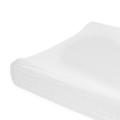 Organic Cotton Muslin Changing Pad Cover - White