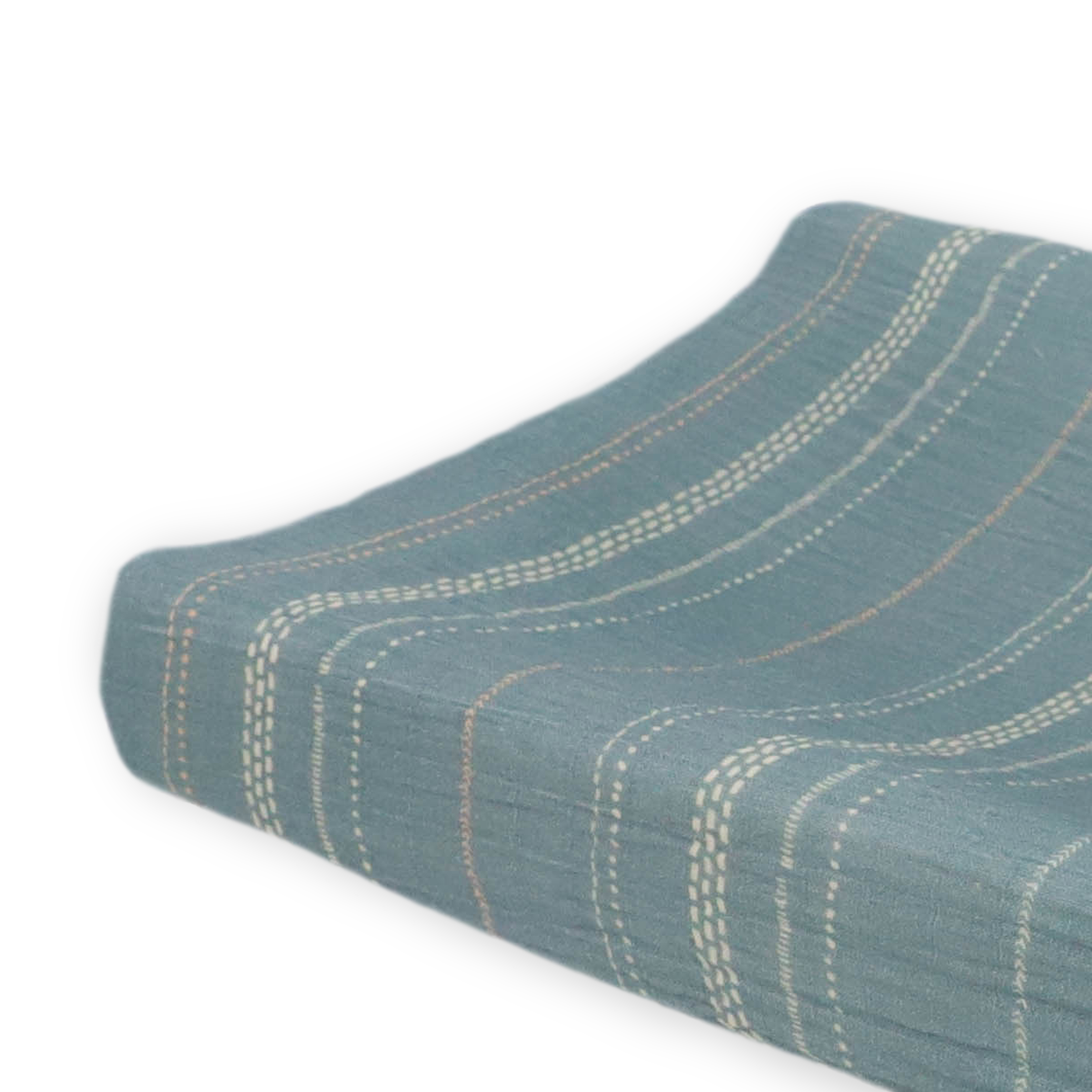Organic Cotton Muslin Changing Pad Cover - Stillwater Stitch