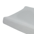 Organic Cotton Muslin Changing Pad Cover - White Sage