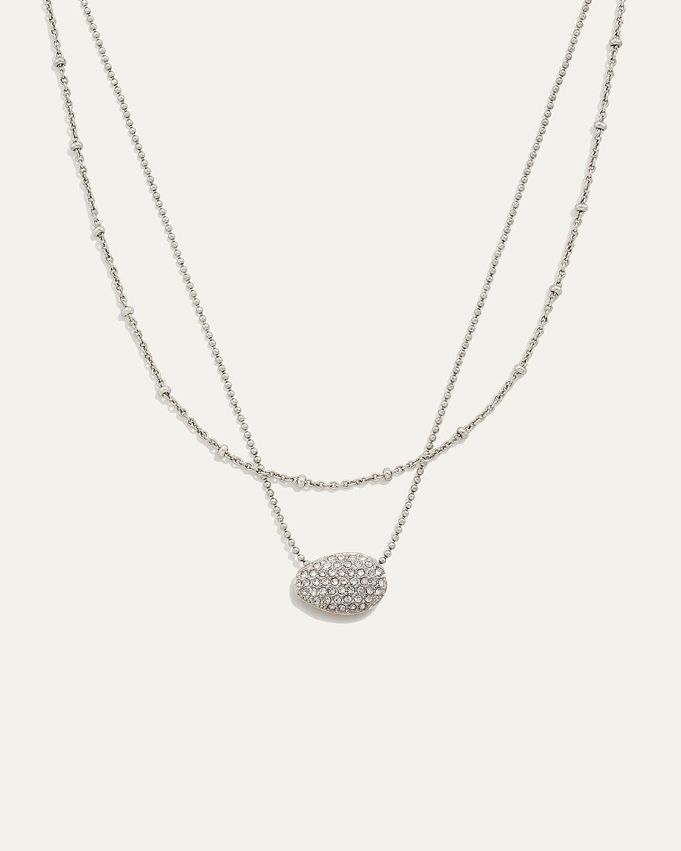 Ulani Look of Layered Necklace | Silver