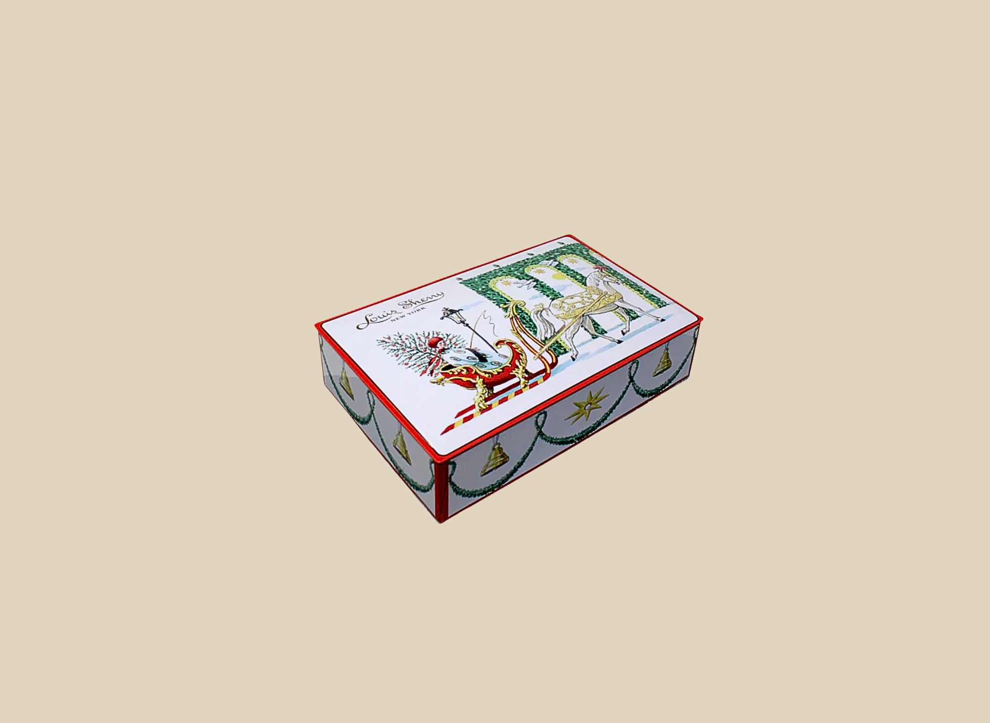 Louis Sherry 12-Piece Tin, Howard Harrison Sleigh