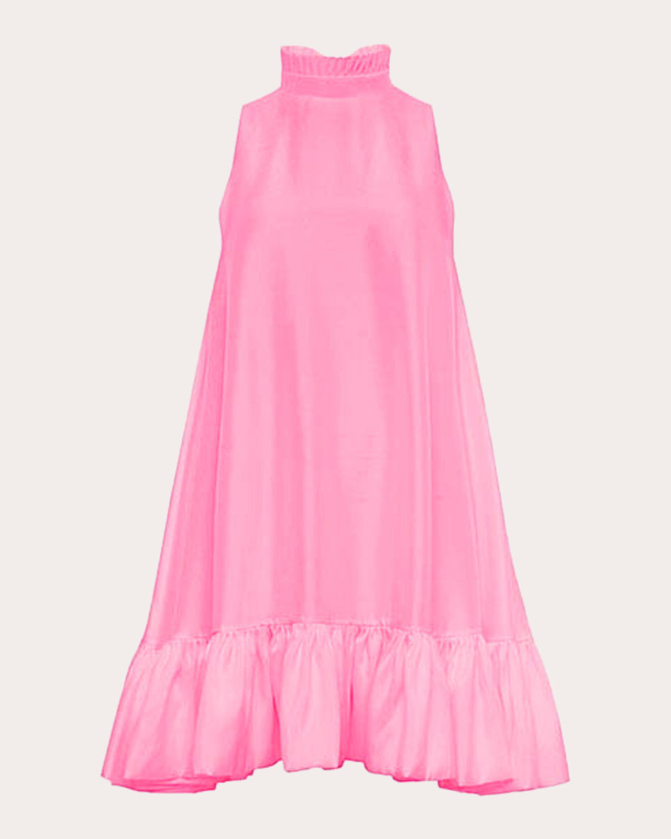 Alcott Tiered Silk Mini Dress
