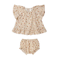 Butterfly Top & Bloomer Set Flower Field