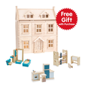 Victorian Dollhouse + Gift with Purchase Furniture Bundle (VDH-BDNL-1)