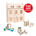Victorian Dollhouse + Gift with Purchase Furniture Bundle (VDH-BDNL-3)