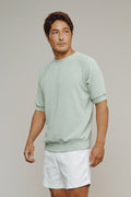 Short Sleeve Raglan Fleece Sweatshirt