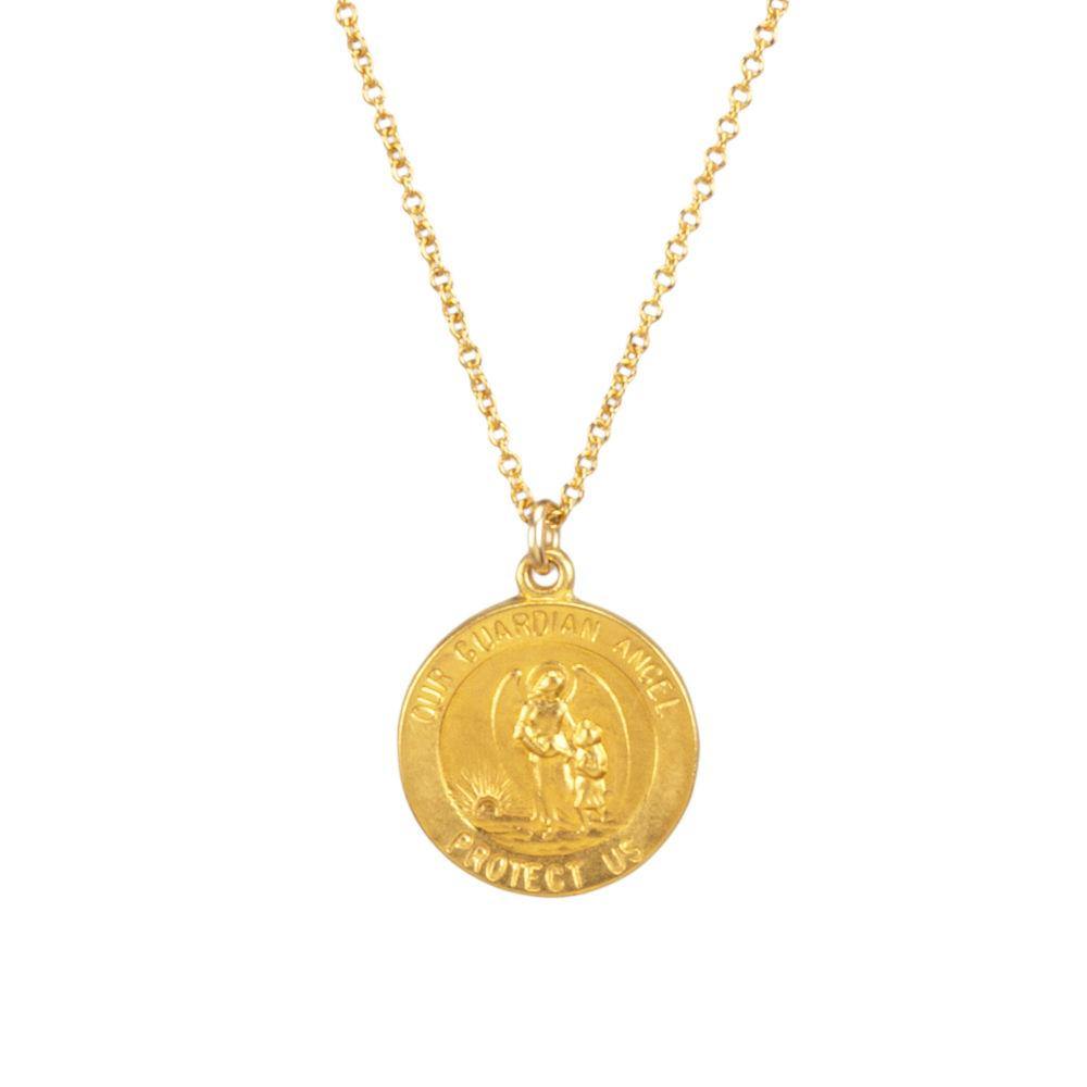 Guardian Angel Coin Necklace