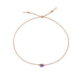February Birthstone Wishing Bracelet with Amethyst