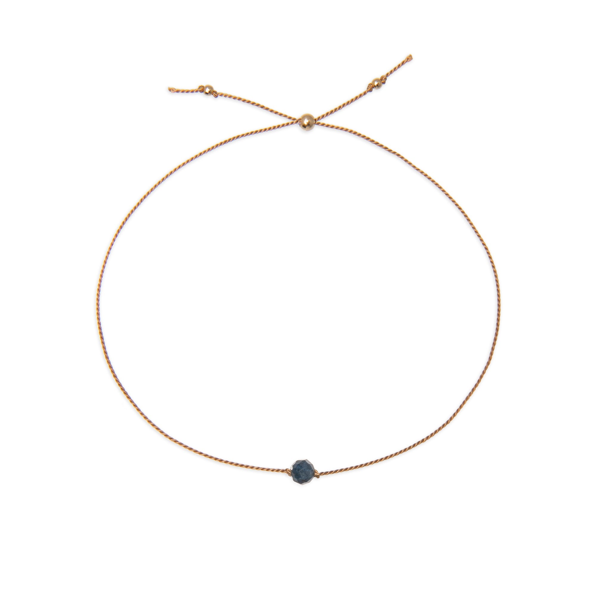 September Birthstone Wishing bracelet with Sapphire