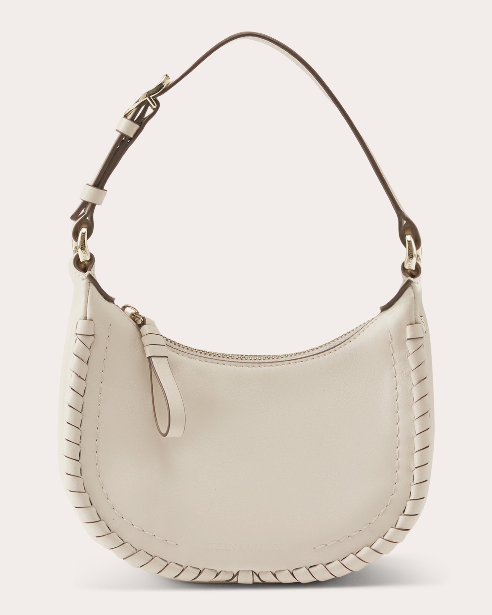 Mini Vivie Leather Hobo Bag