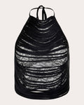 Valentina Silk Pata de Cabra Halter Top