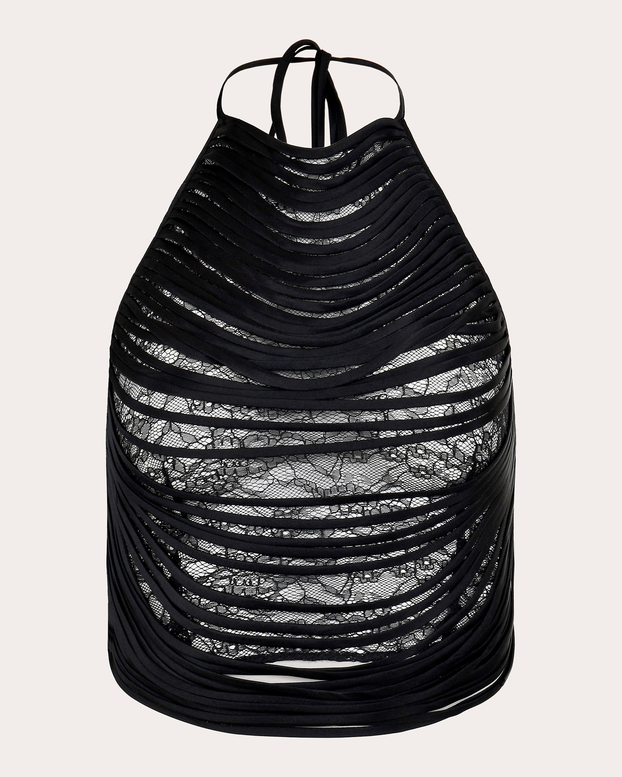 Valentina Silk Pata de Cabra Halter Top