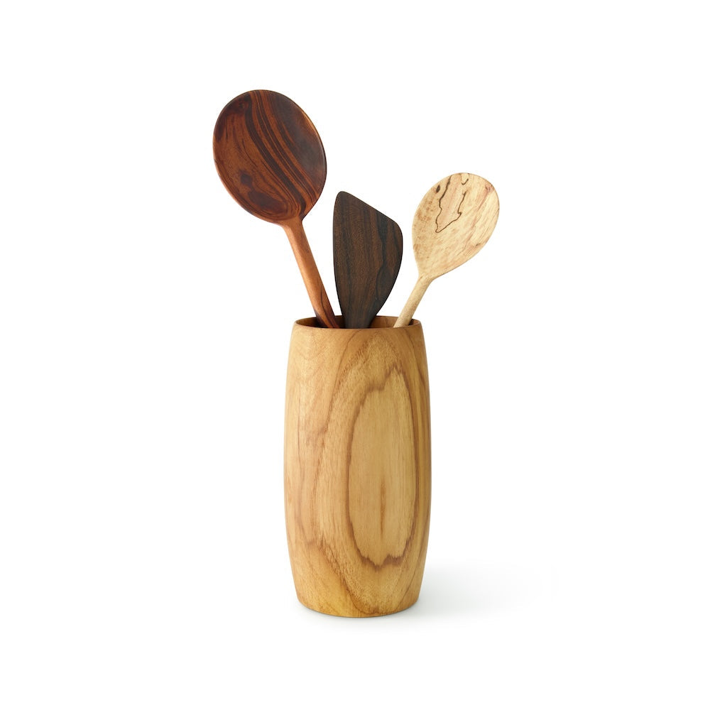 Certified Wood Handcarved Kitchen Utensil Set