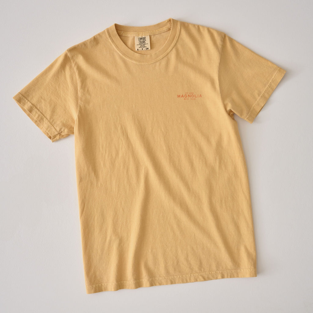 Katy Ballpark Mustard Crest Tee