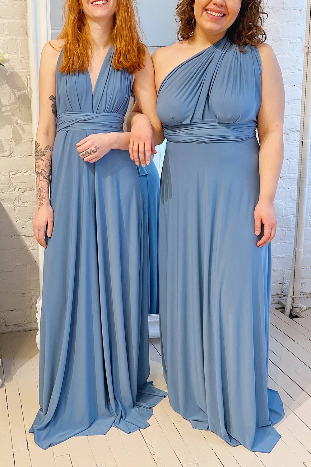 Violaine Blue | Convertible Maxi Dress