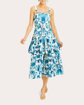 Virginie Convertible Printed Cotton-Sateen Dress