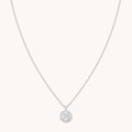 Virgo Zodiac Pendant Necklace in Silver