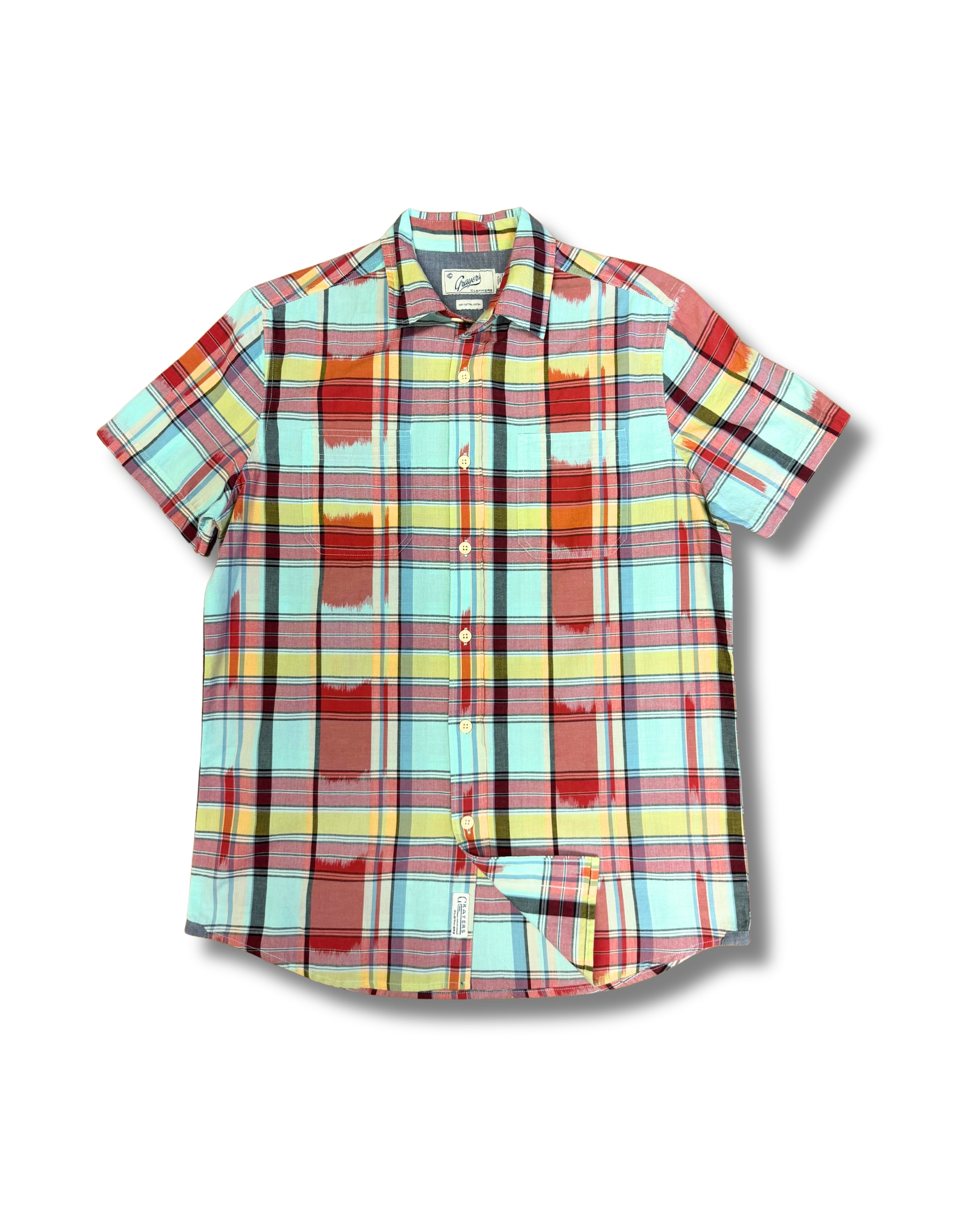 Authentic Madras Shirt SMP - Ikat Plaid
