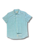 Cotton Polyester SS Shirt SMP - Seafoam Stripe