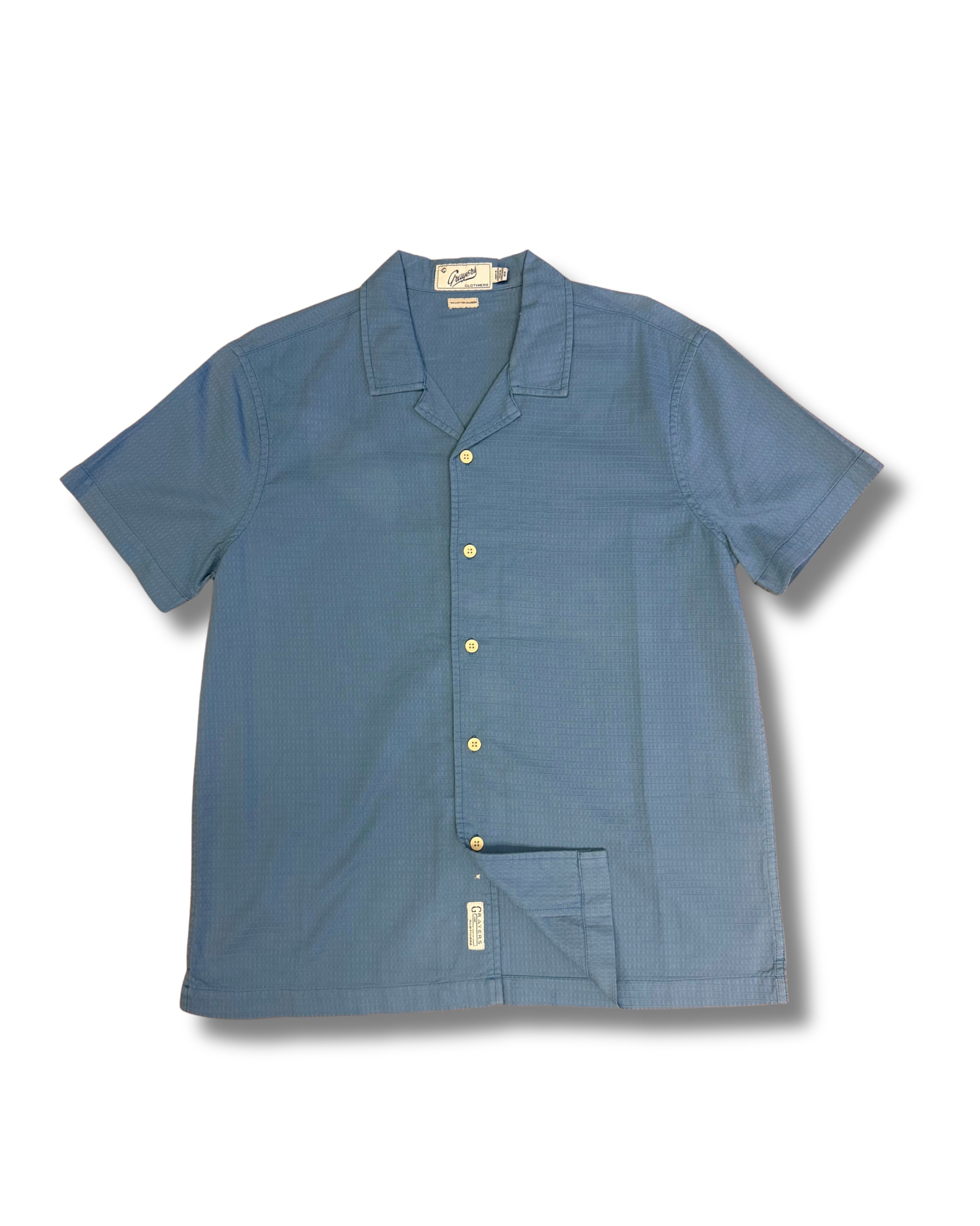 Solid SS Shirt SMP - Window Dobby