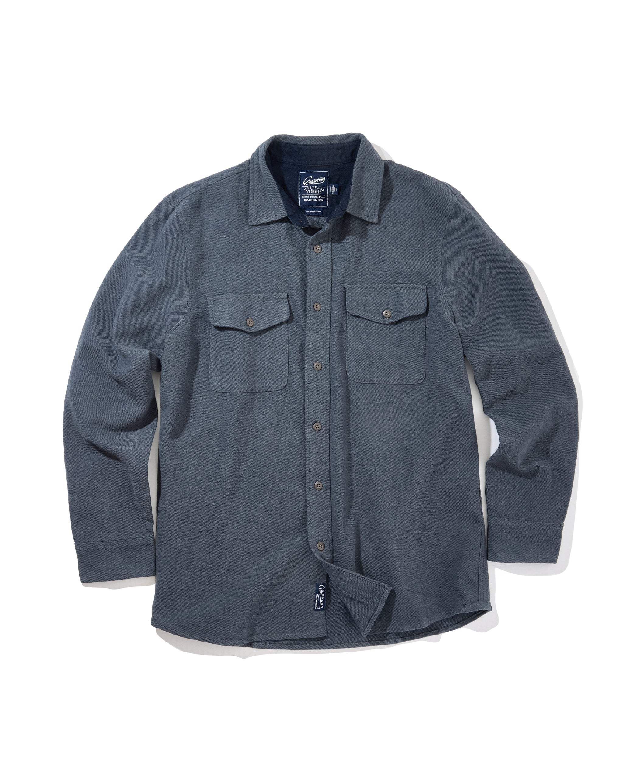 Hudson Brushed Twill Workshirt - Old Navy