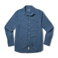 Van Dam 4 Way Stretch Poplin Shirt - Mallard Blue