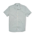 Van Dam 4 Way Stretch Poplin Short Sleeve Shirt - Dusty Blue