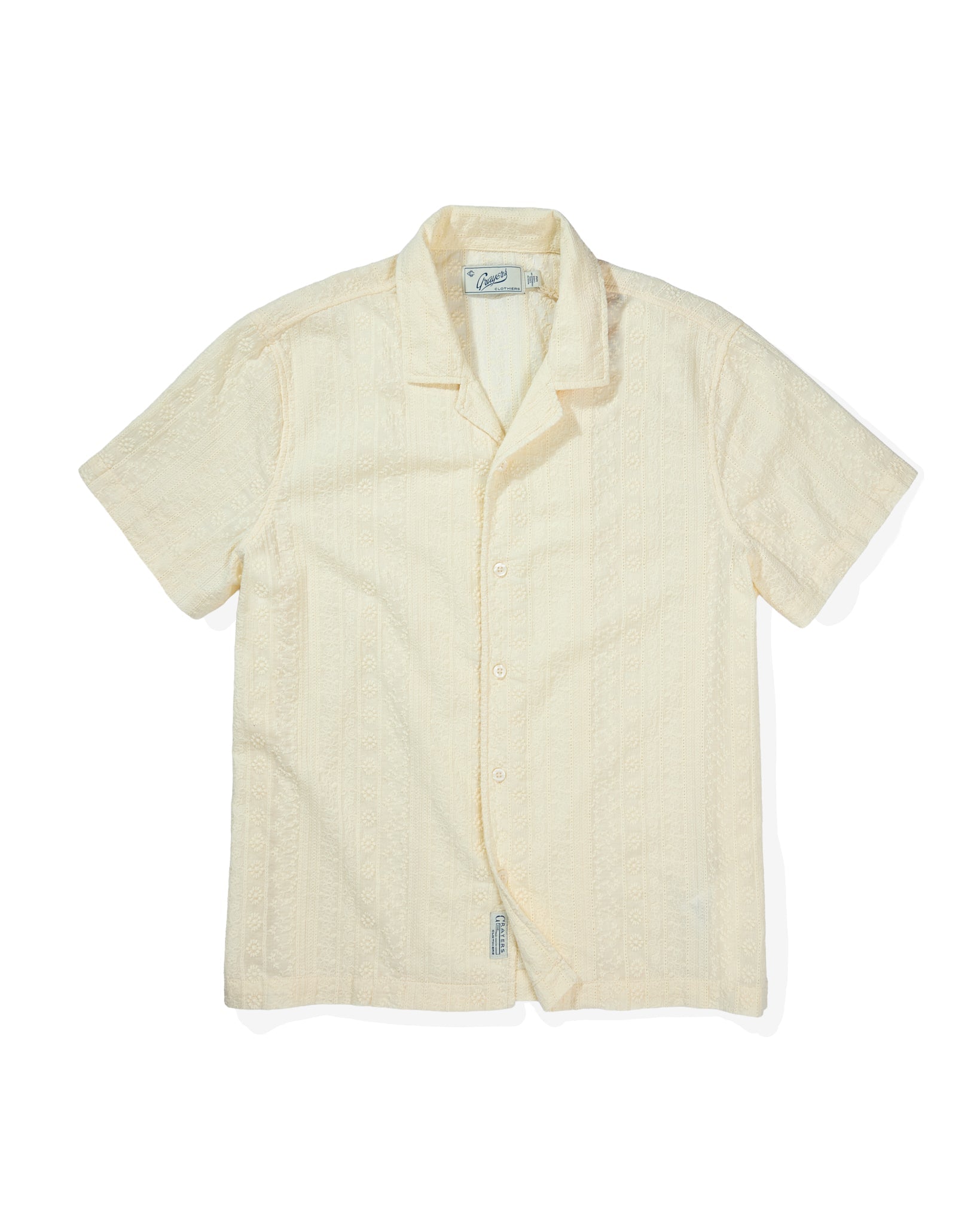 Resort Embroidered Shirt - Ecru