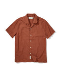 Resort Embroidered Shirt - Mocha Bisque