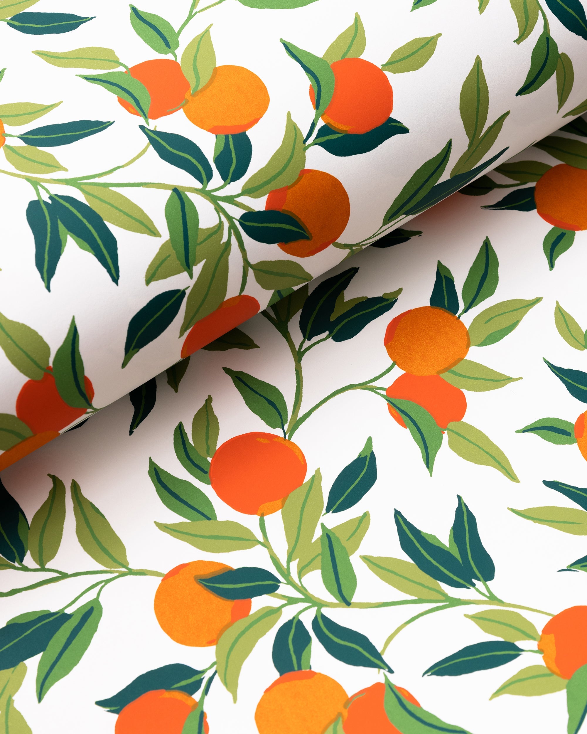 Clementine - Wallpaper Double Roll - Olive