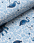 Flamenco - Wallpaper Double Roll - Pale Blue