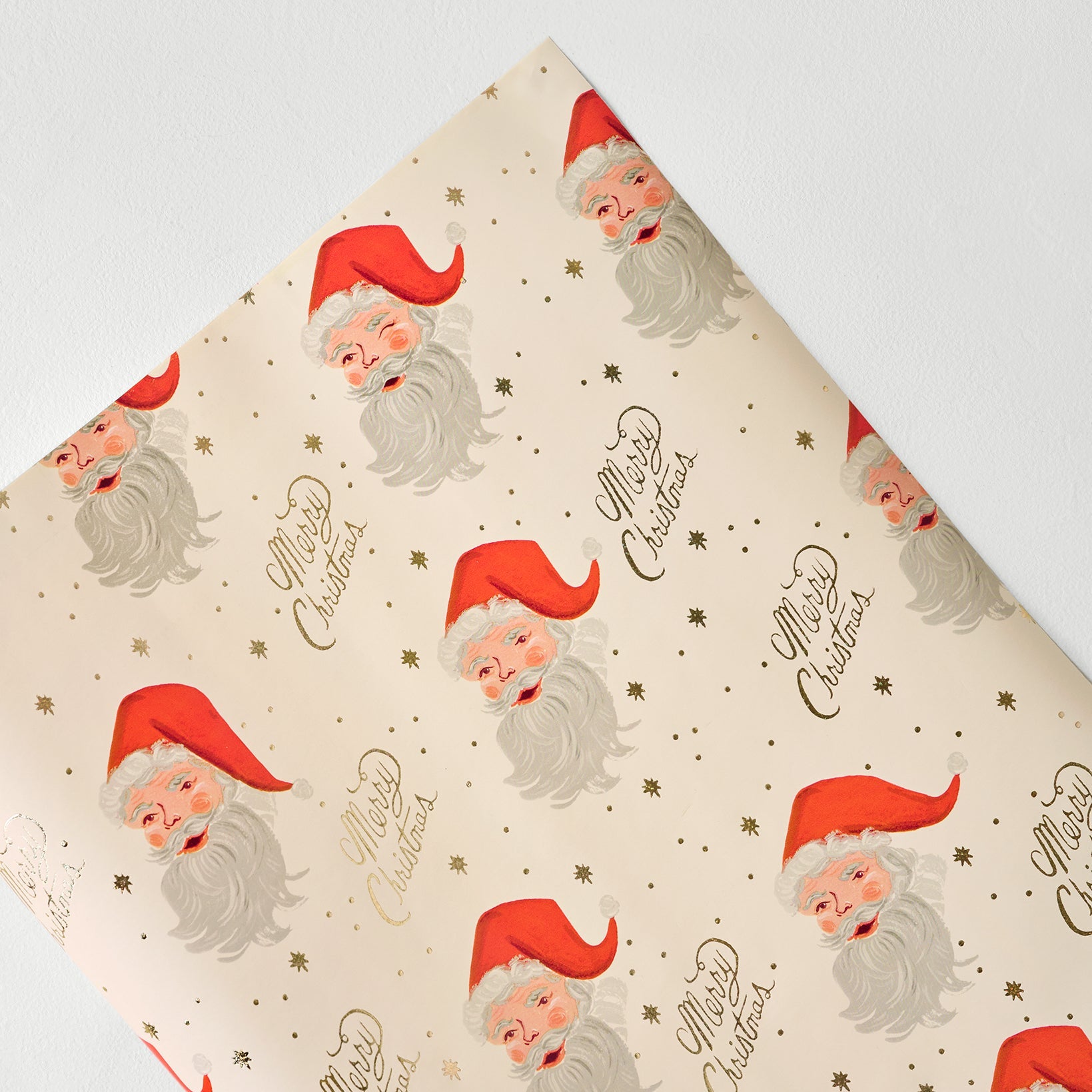 Santa Wrapping Paper Roll
