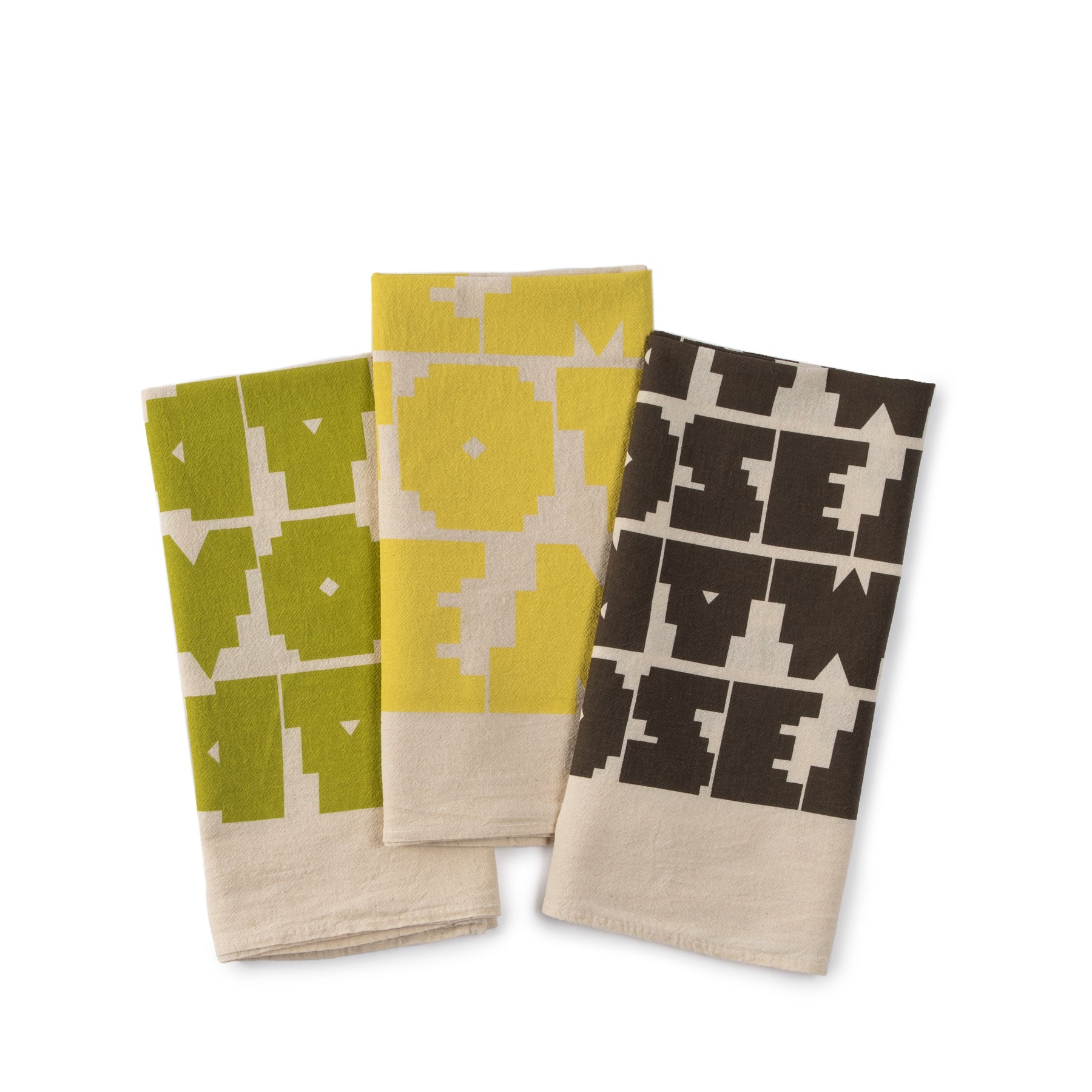 Market Towel in Avocado/Rosemary/Lemon (Set of 3)