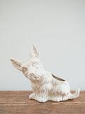 WHITE WESTIE PLANTER