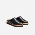 Emilee Lug Mule Black