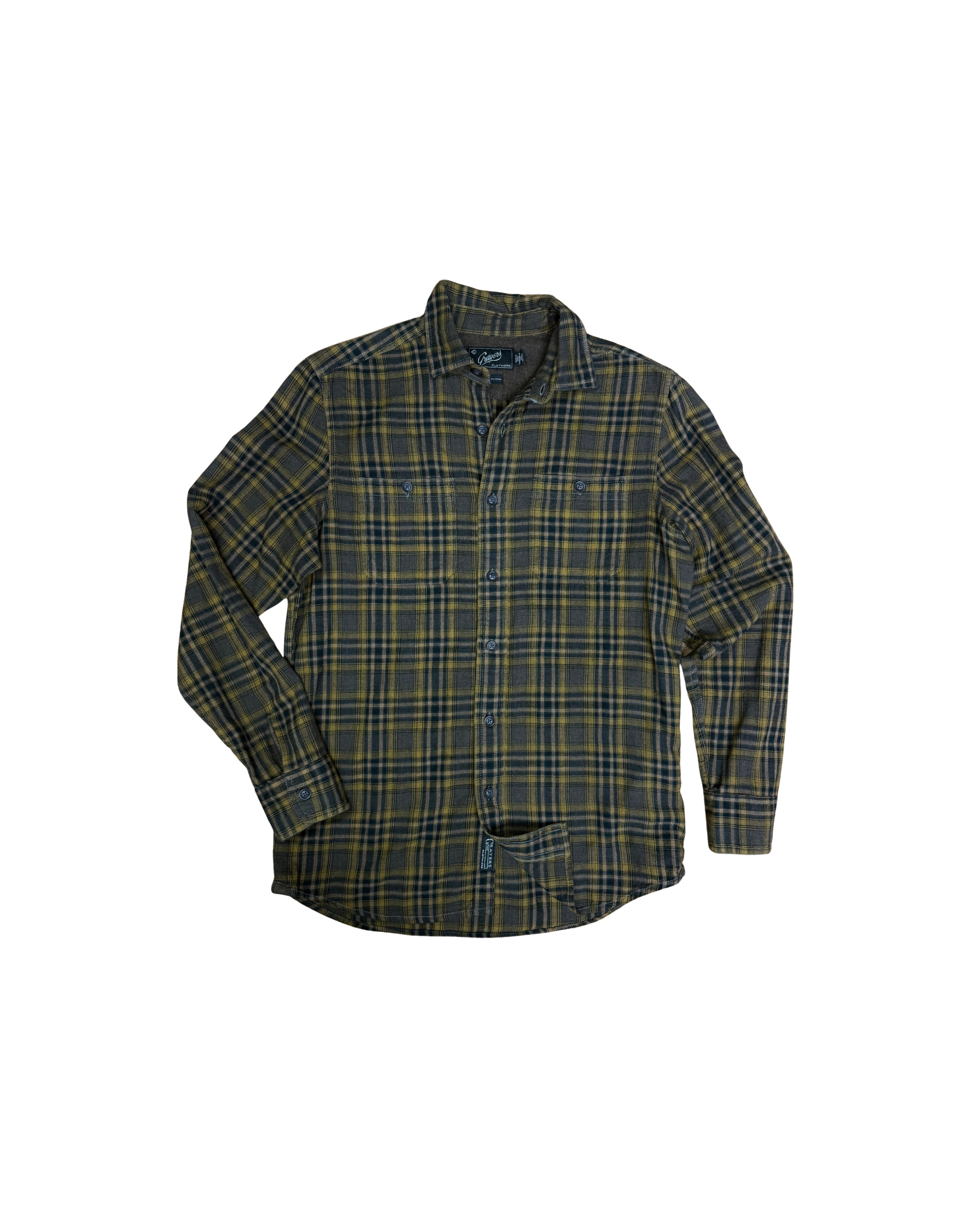 Winfield Slub Herringbone Twill SMP - Burnished Gold Plaid